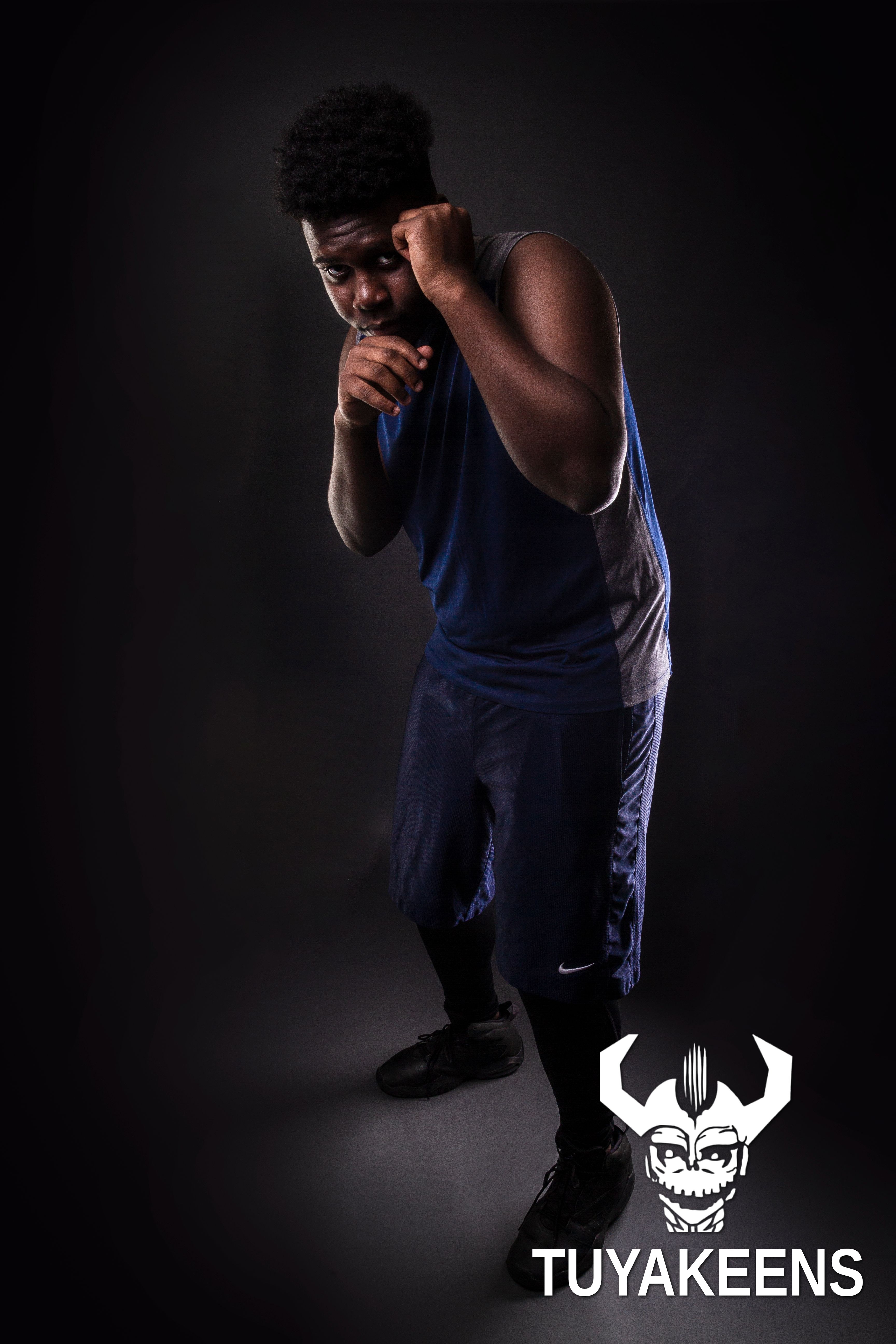 Boxing athlete repping TuyaKeens