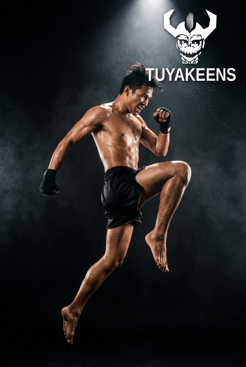 Muay Thai athlete repping TuyaKeens